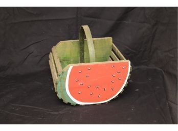 Wooden Watermelon Basket