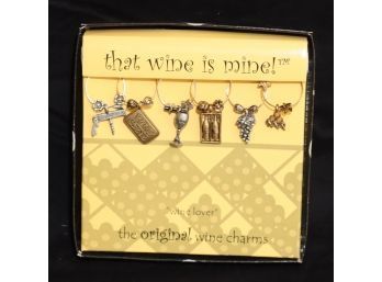That Wine Is Mine Wine Glass Charms