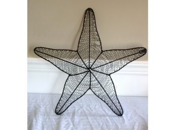 Wire Starfish Star Wall Decor