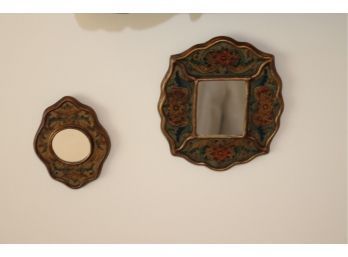 2 Small Wall Mirrors