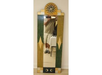 Awesome Painted Wall Hanging Full Length Mirror