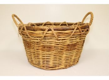 Round Basket With Handles (b-2)