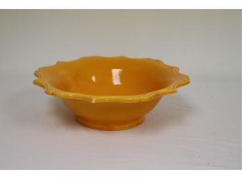 Yellow B. Pichon Uzes Fait Main Made In France Bowl