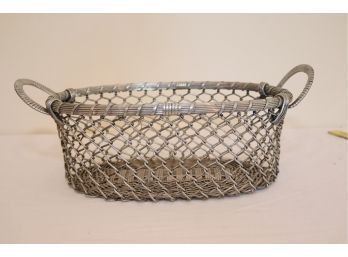 Woven Metal Basket