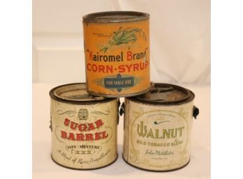3 Vintage Cans