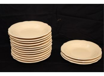 15 Yellowcrate & Barrel  9' Plates  Made In Portugal (C-2)
