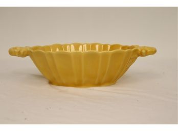 Yellow Ceramic Bowl Made In Portugal