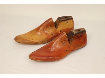 Pair Of Vintage Cobbler Shoe Forms