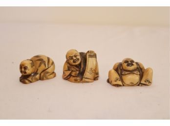 Antique Carved Japanese Netsuke Figurines (J-1)