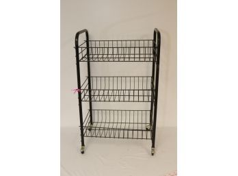 Small Rolling Storage Rack
