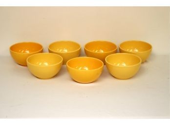 Set Of 7 Yellow Bowls Secla Made In Portugal And Ikea!