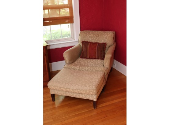 Vintage Chair And Ottoman