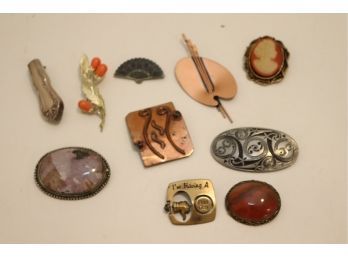 Vintage Brooch Pin Lot (J-16)