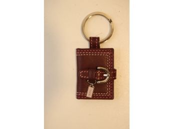 Coach Leather Picture Keychain  (J-25)