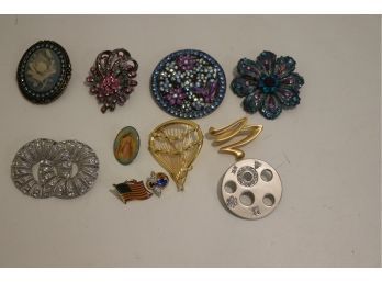 Vintage Brooch Pin Lot (J-2)