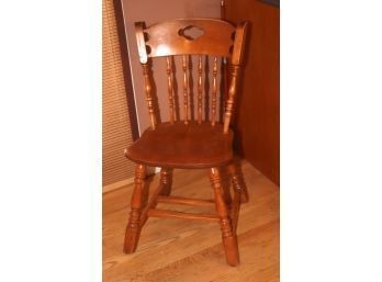 Vintage S. Bend & Bros 1867 Spindle Back Wooden Chair