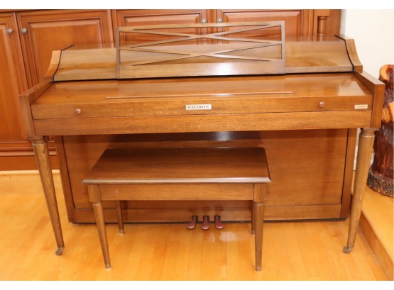 Vintage Baldwin Acrosonic Piano And Bench.
