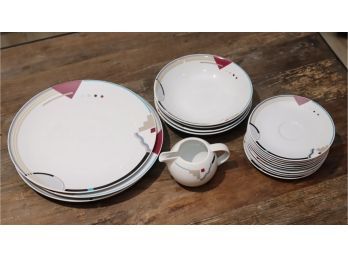 Studio Nova Attitudes Y0105 Plates Bowls Saucers And Creamer