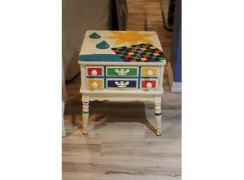 Painted Storage Table