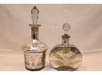 Pair Of Decanters.  (W-18)