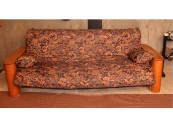 Queen Size Futon With Heavy Wood Frame