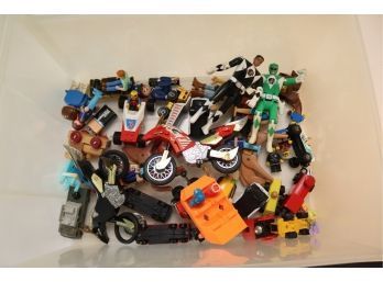 Assorted Toys Legos Playmobile Power Rangers Action Figures And More!