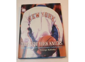 The New York Knicks 50th Anniversary Hard Cover Book