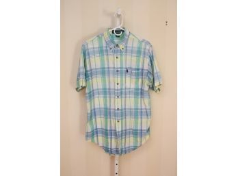 Knights Of Roundtable Short Sleeve Button Down Shirt  Sz. L (r-17)
