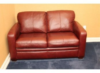 Leather Loveseat Sofa Bed