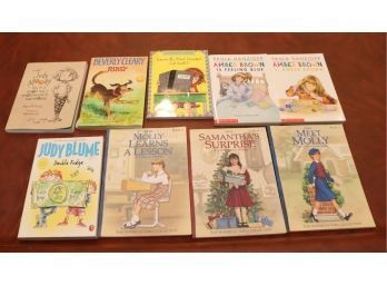 Girls Children's Book Lot American Girl Judy Blume And More