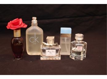 Assorted Perfume Lot Gucci, Marc Jacobs, Miss Dior, Dolce & Gabbana (G-21)