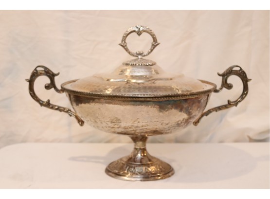 Silver Plate Covered Server (G-18)