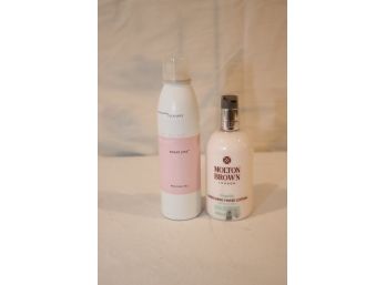 Bath & Body Works Sweet Pea Body Wash And Molton Brown Hand Lotion
