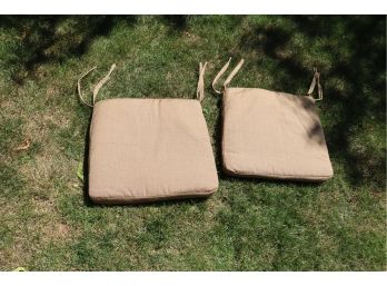 Pair Of Sunbrella Patio Chair Cushions