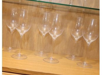 6 White Wine Glasses (L-49)