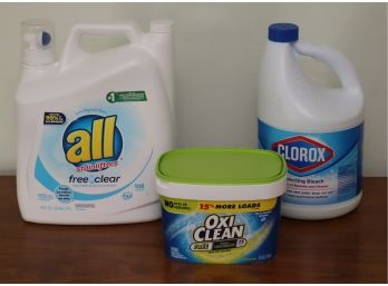 NEW Laundry Lot: All Clorox, And Oxi Clean