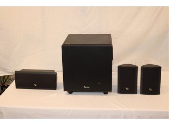 Infinity BU-1 Powered Subwoofer With Center And Surround Speakers (F-45)