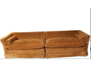 Vintage Mid-Century 2 Piece Couch   (S-1)