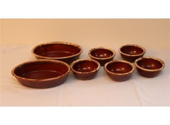 Vintage Hull Oven Proof USA Bowls. (S-19)