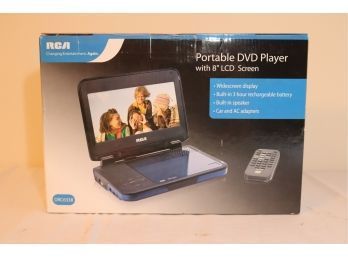 New In Box RCA 8' LCD Travel/Portable DVD Player. (S-30)