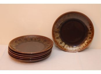 Vintage Set Of 6 Mid-century Plates  (S-16)