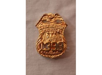 Vintage Mini City Of New York Police Badge (S-44)