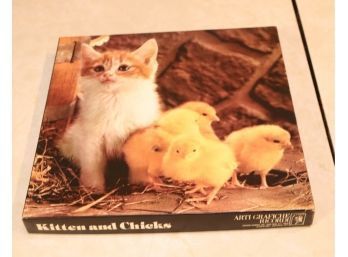 Kitten And Chicks Puzzle