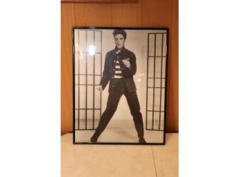 Framed Elvis Jail House Rock Poster. (M-85)