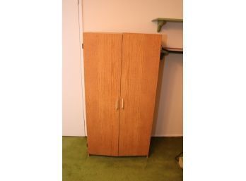 Wood Closet Armoire (S-74)
