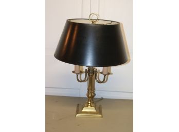 Vintage Brass 3 Light Table Lamp