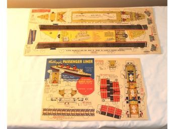 Kellogg's RMS Queen Mary Passenger Liner Model/Toy