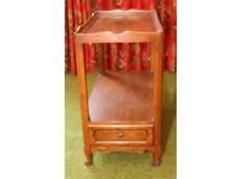 Vintage Small Side Table With Drawer Milling Road Furniture By Baker Furniture Co.