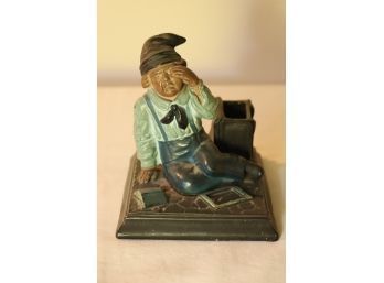Vintage Crying Boy Toothpick Matchstick Holder (P-10)