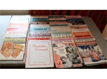 Vintage Sheet Music Lot (M-3)